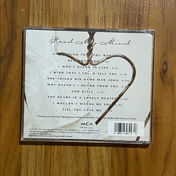 REBA CD 💿 Reba McEntire Read My Mind - Picture 2 of 16
